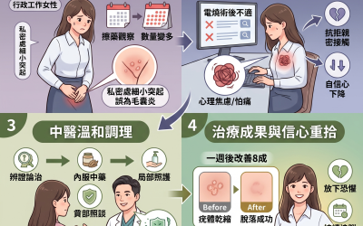 菜花治療案例-年輕女行政